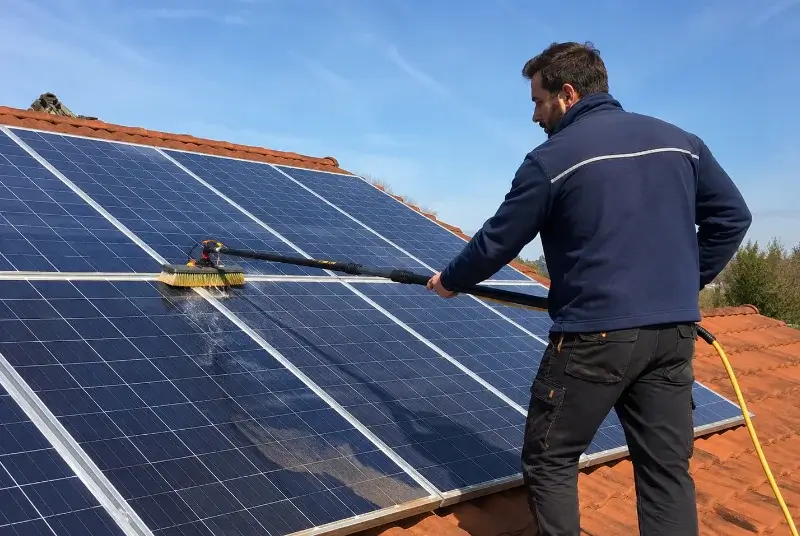 Nettoyage et entretien de panneaux solaires à Val-du-Faby