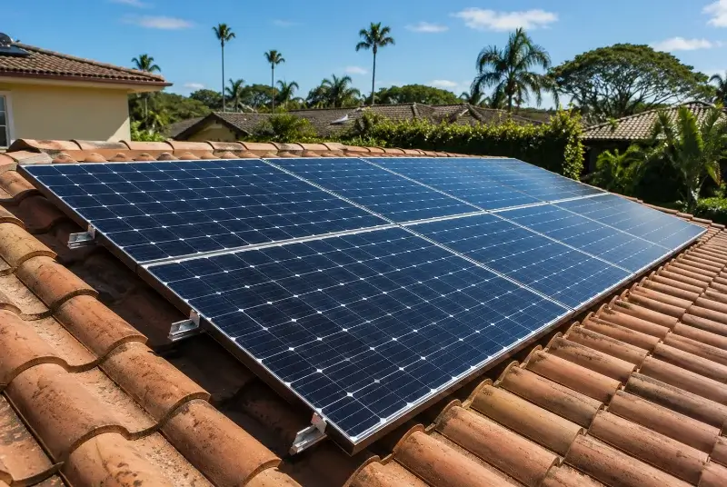 Installation de panneaux solaires à Val-du-Faby